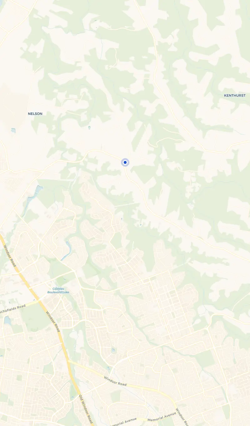 Map of the Annangrove service area and the surrounding suburbs we cover.